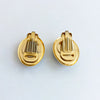 Vintage Italian cabochon clip-on earrings