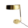 Mid-century large brass table lamp by Stilux Milano attrib.