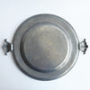 Vintage round Italian pewter tray