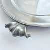 Vintage round Italian pewter tray