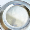 Vintage round Italian pewter tray
