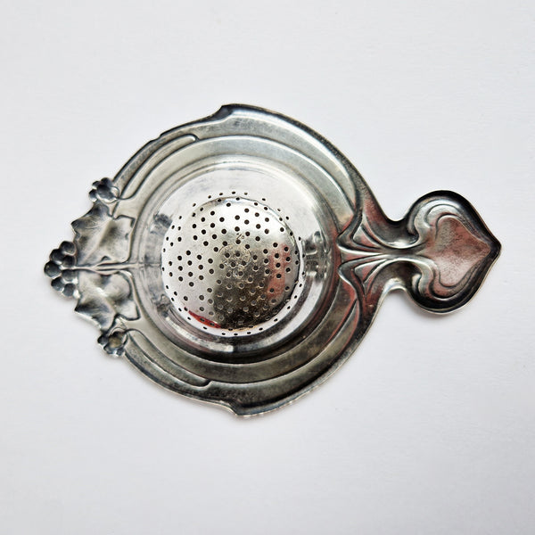 Antique Art Nouveau tea strainer