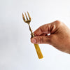 Vintage French brass fork set of 2