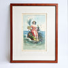 Antique Italian print of Sicily