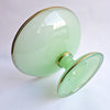 1930s jade green glass fruit stand