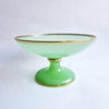 1930s jade green glass fruit stand