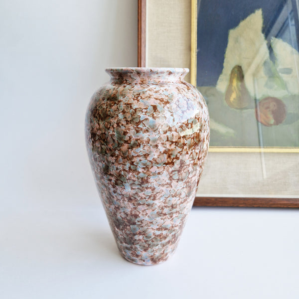 Pre-loved terracotta glazed vase