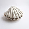 Mid-century ceramic shell trinket dish