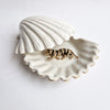 Mid-century ceramic shell trinket dish