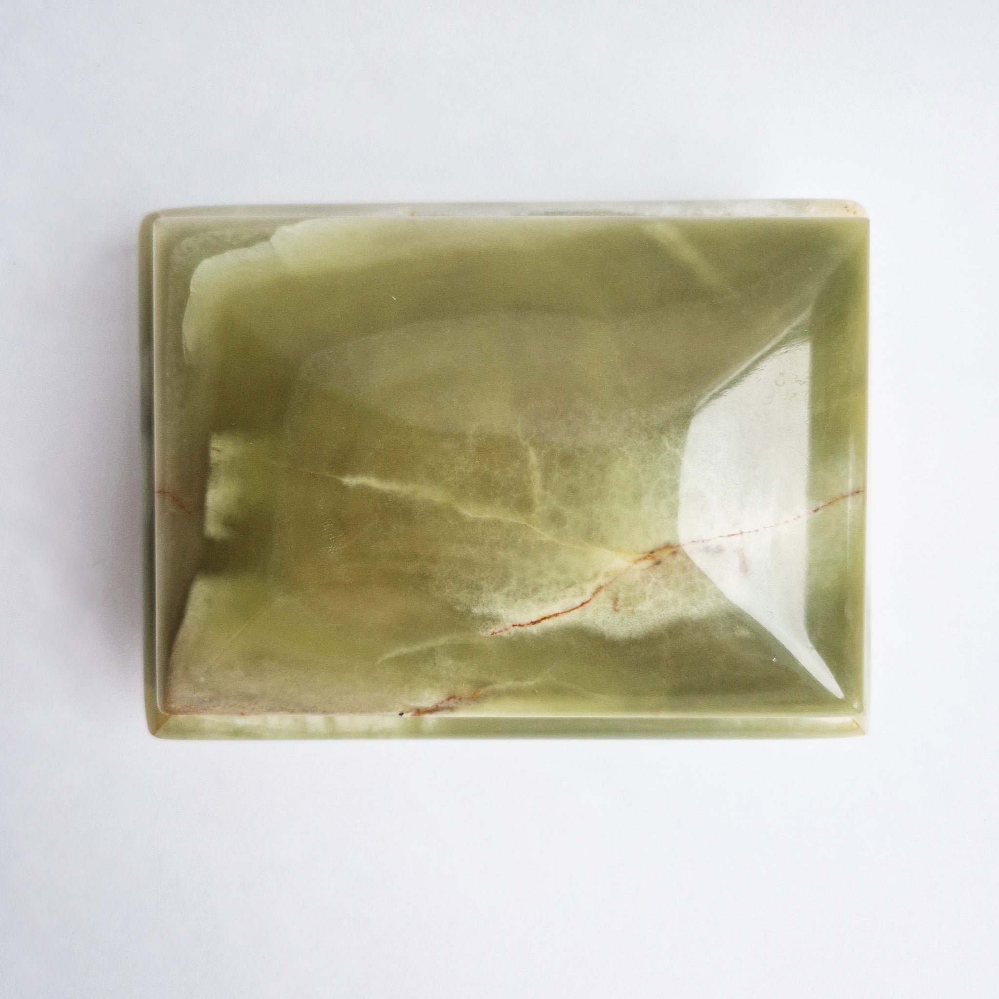 Mid-century Italian onyx jewelry box