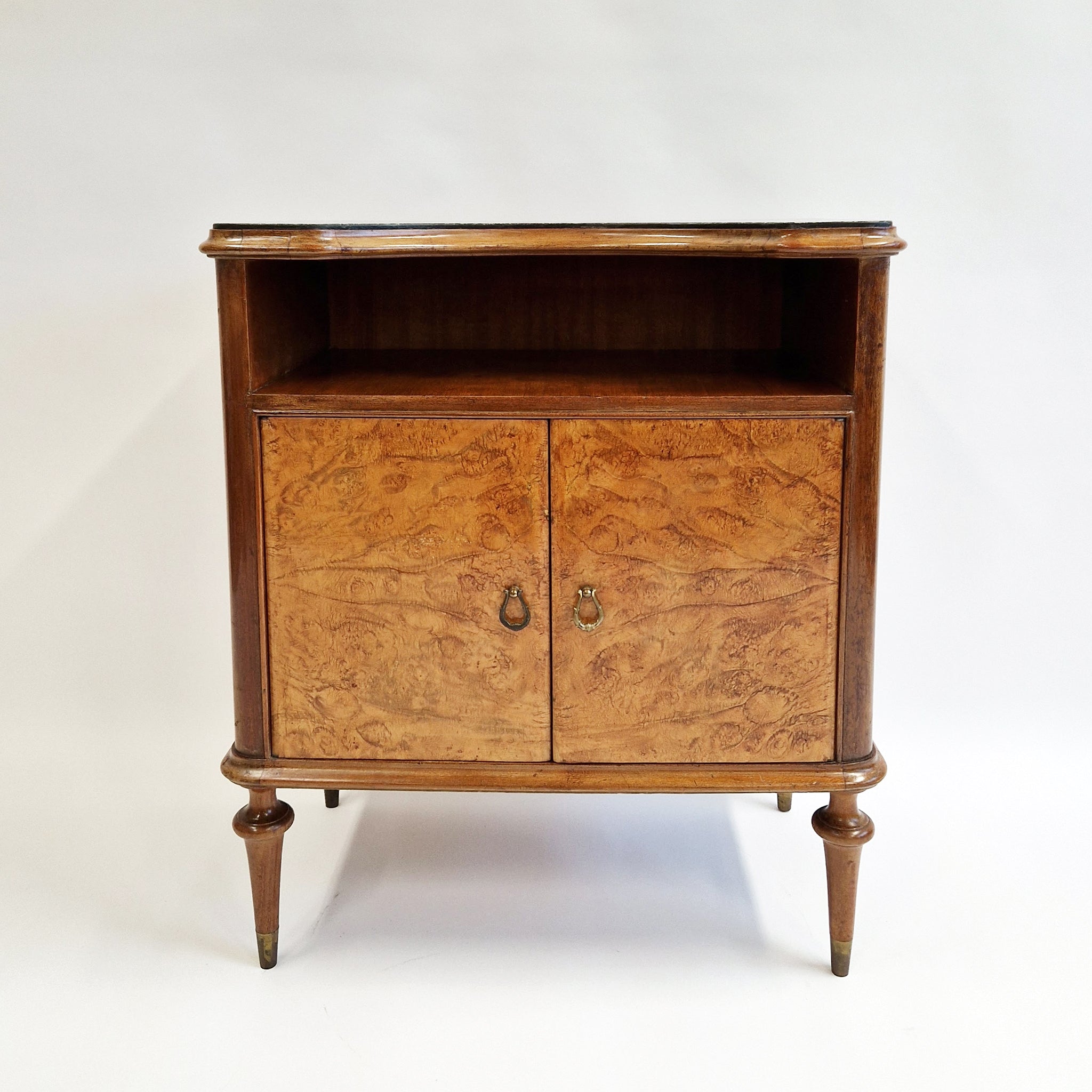 Mid-century Italian cabinet with green granite top