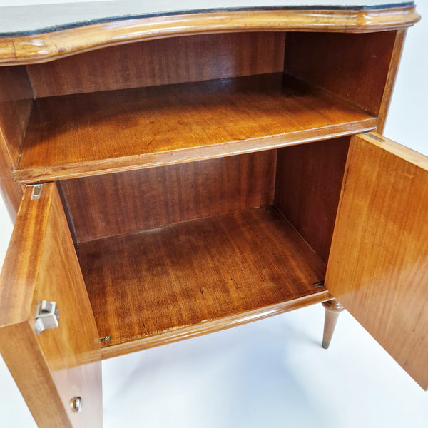 Mid-century Italian cabinet with green granite top