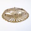 Vintage Italian brass peacock trivet