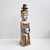 1960s ceramic liquor bottle in shape of a Queen