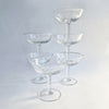 Mid-century Italian champagne coupes (set of 5)