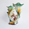Mid-century Italian deer double vase