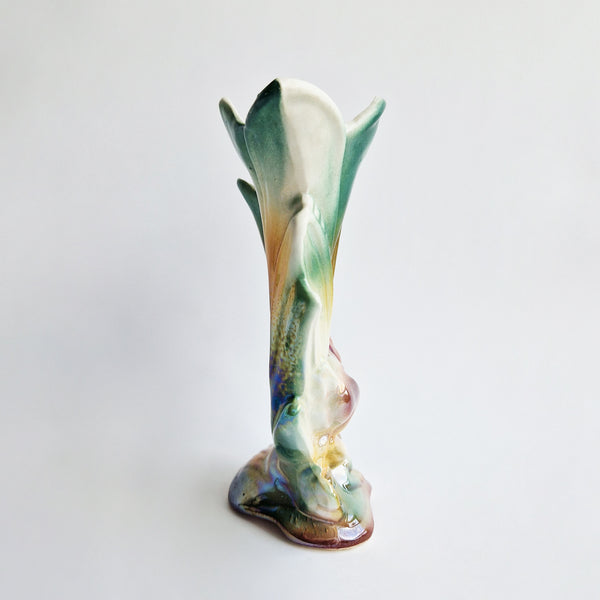 Mid-century Italian deer double vase