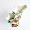 Mid-century Italian deer double vase