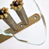Mid-century Italian metal and glass wall hooks (Sold separately)