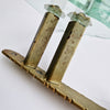 Mid-century Italian metal and glass wall hooks (Sold separately)