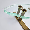 Mid-century Italian metal and glass wall hooks (Sold separately)