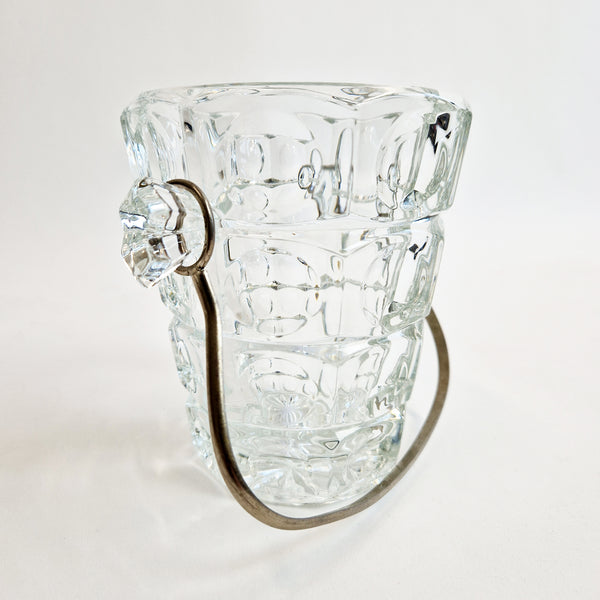 Mid-century Italian glass ice bucket