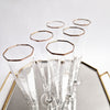 Vintage Italian octagonal champagne flutes (Set of 6)