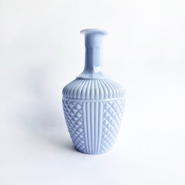 Antique French opaline pale lavender bottle