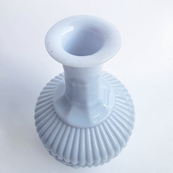 Antique French opaline pale lavender bottle