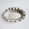 1960s silver-plated 'Olri' scalloped dish by Rino Greggio