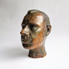 Italian bronzed terracotta head