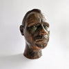 Italian bronzed terracotta head