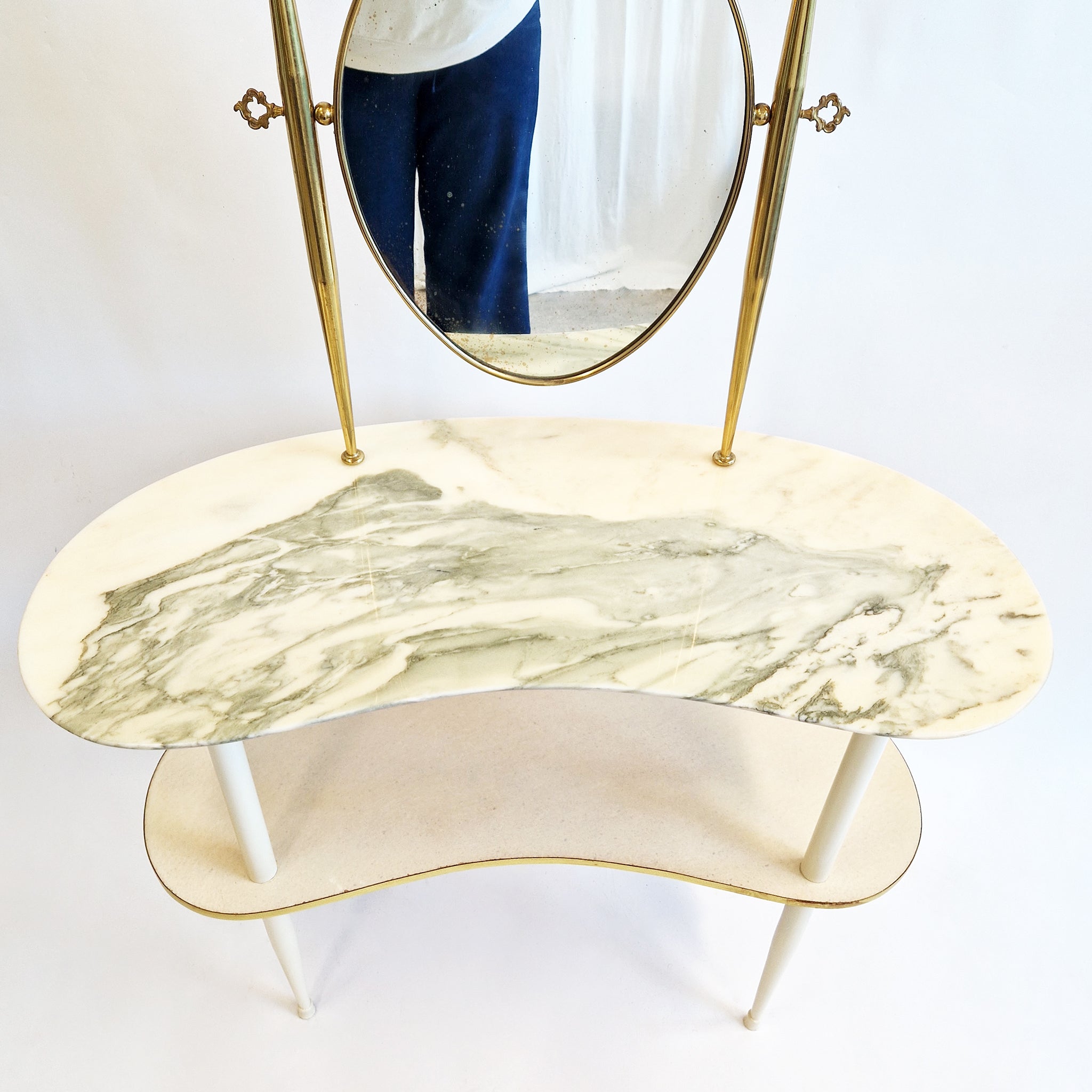 Mid-century Italian vanity dressing table