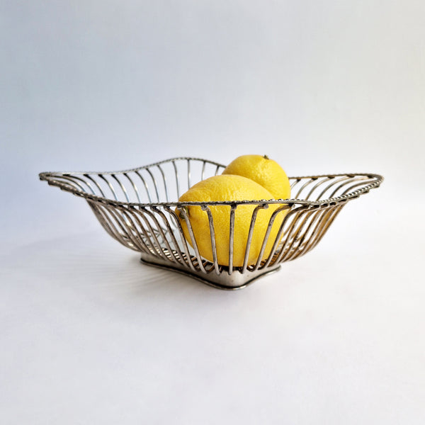 Mid-century Italian wire basket