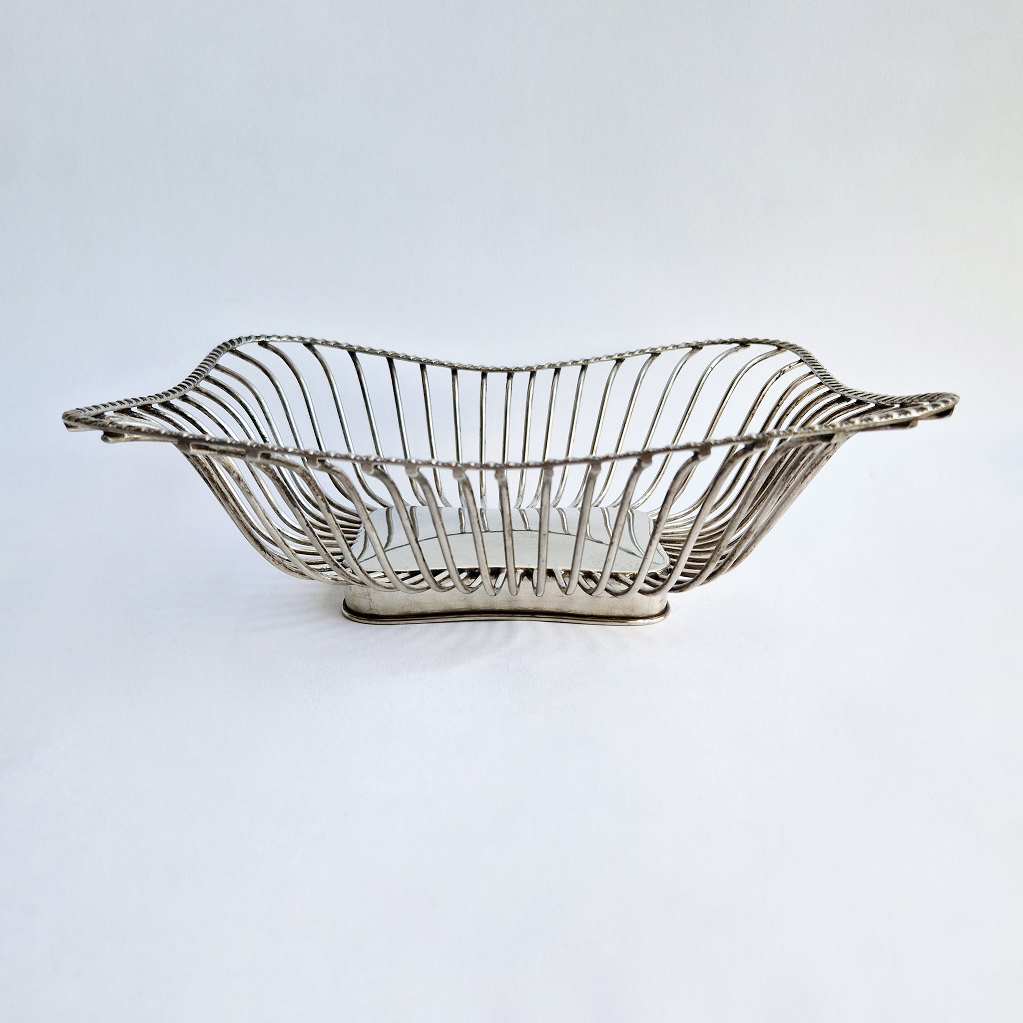 Mid-century Italian wire basket