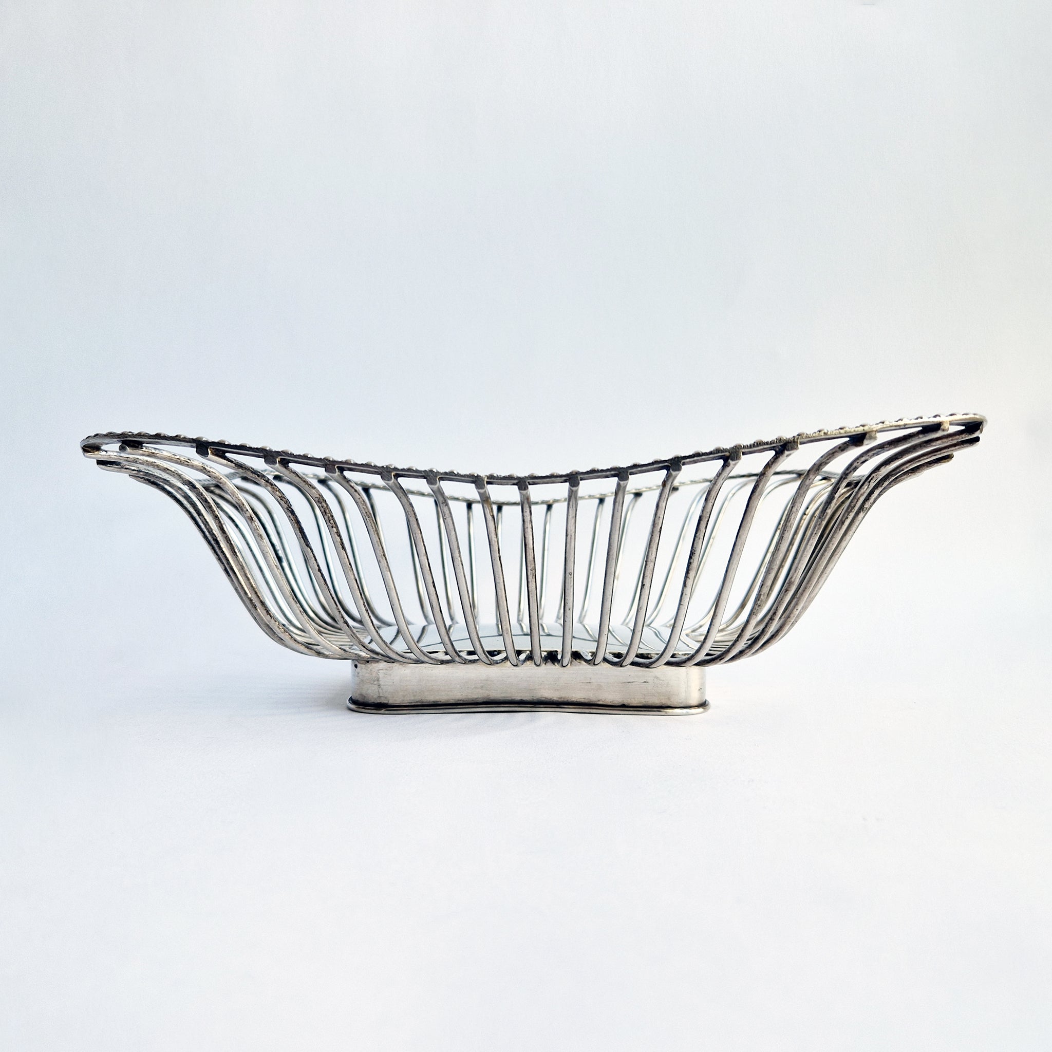 Mid-century Italian wire basket