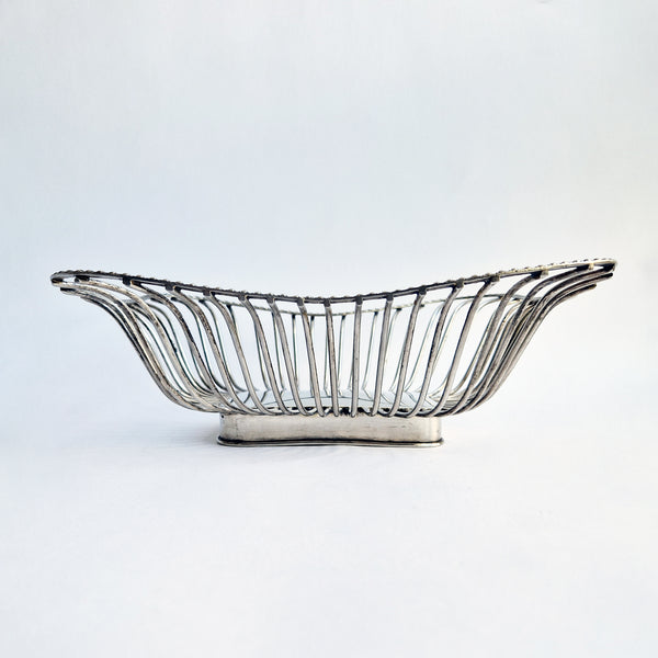 Mid-century Italian wire basket