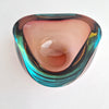 Mid-century Murano triangular bowl