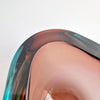 Mid-century Murano triangular bowl