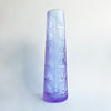 1970s Neodymium art glass vase