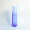 1970s Neodymium art glass vase