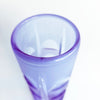 1970s Neodymium art glass vase