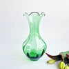 Vintage Empoli green glass vase
