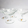 Mid-century Italian champagne glasses
