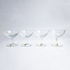 Mid-century Italian champagne glasses