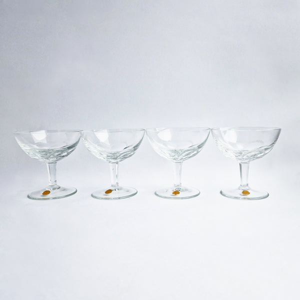 Mid-century Italian champagne glasses