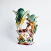 Mid-century Italian deer double vase