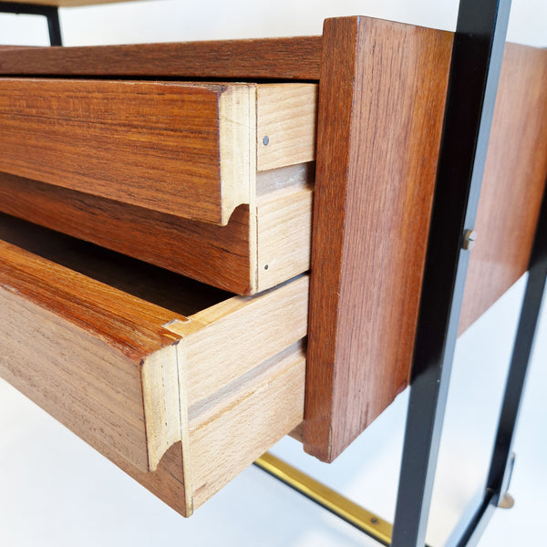 Mid-century Italian teak desk