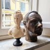 Italian bronzed terracotta head