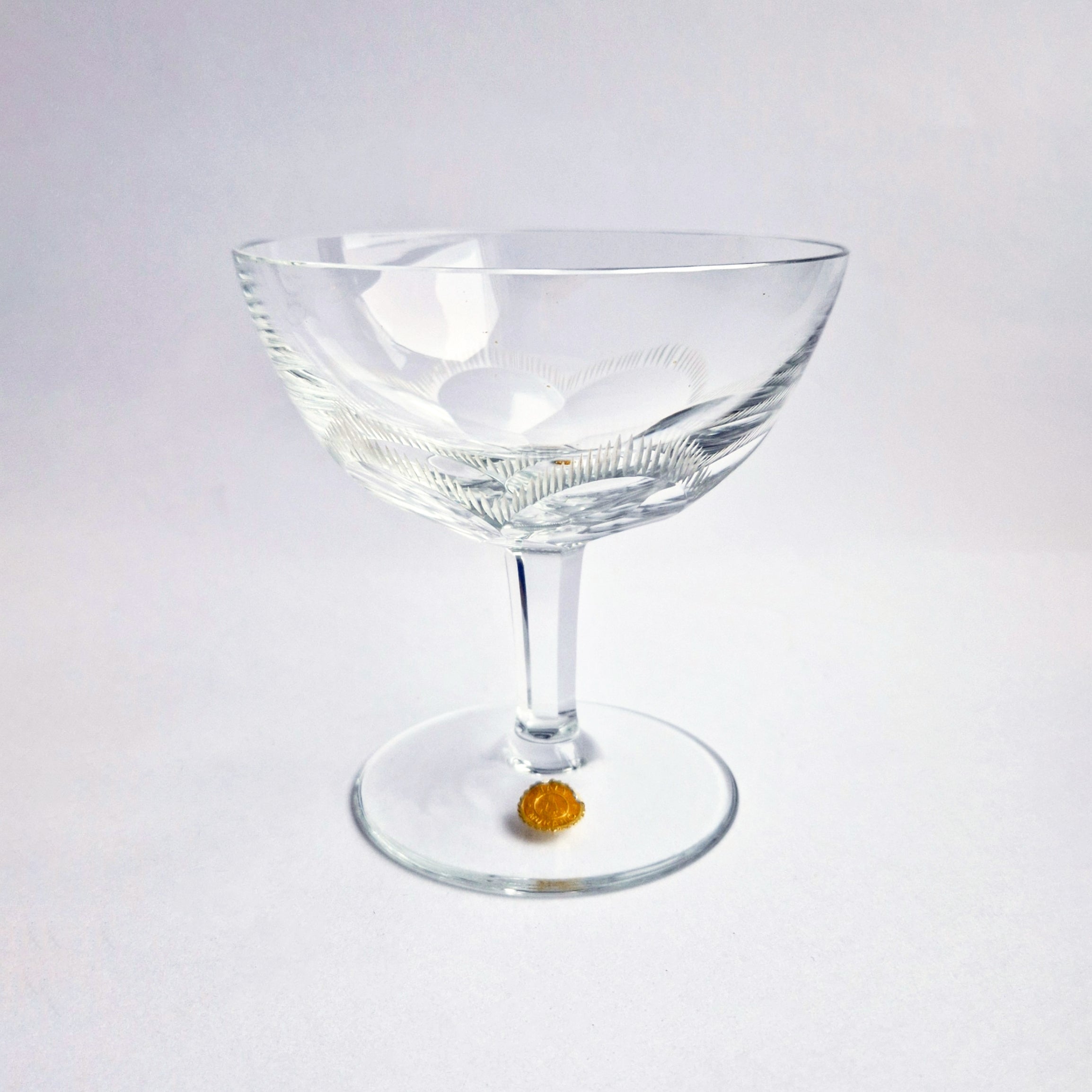 Mid-century Italian champagne glasses